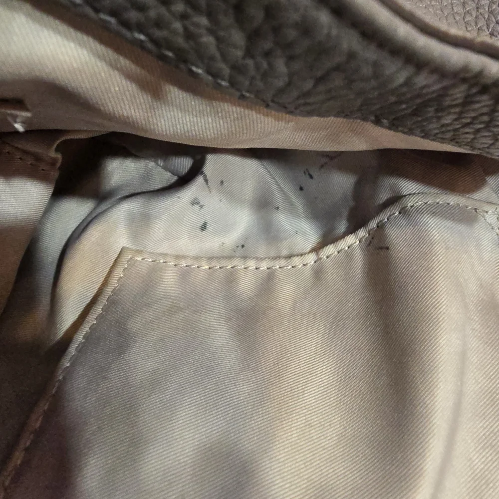 Rebecca Minkoff Medium Keith Grey Leather & Suede Messenger Satchel